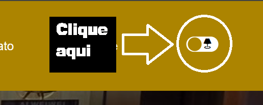 clique no botão escuro